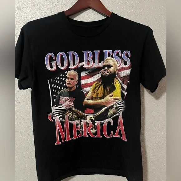 Druski “Good Bless ‘Merica” Tee – M – Black 100% Cotton - Picture 1 of 2
